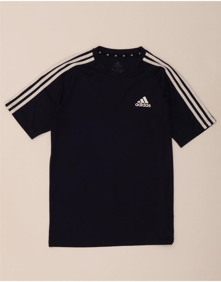 Koszulka męska Adidas Aeroready Top, mała, granatowa, z poliestru