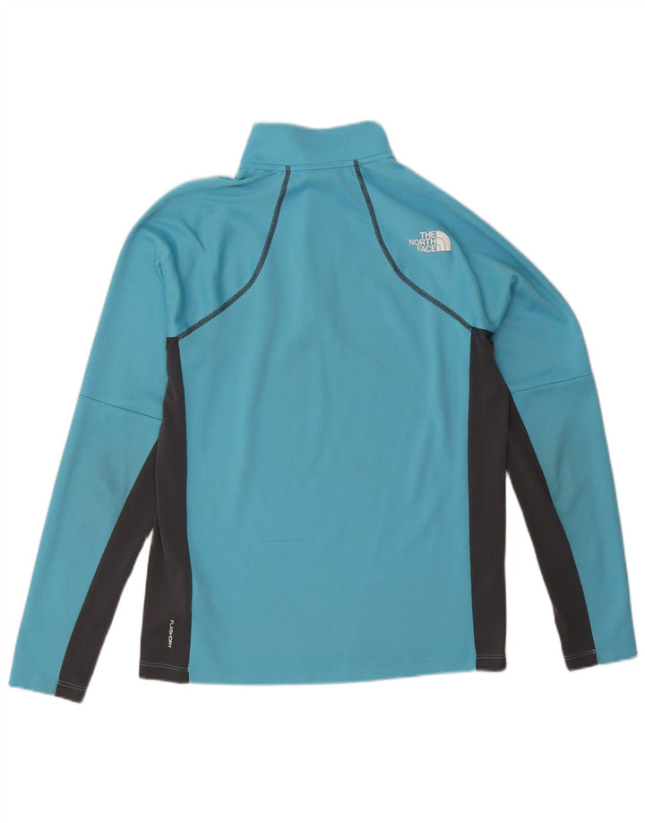 Męski dres The North Face z zamkiem błyskawicznym i małym niebieskim blokiem kolorów