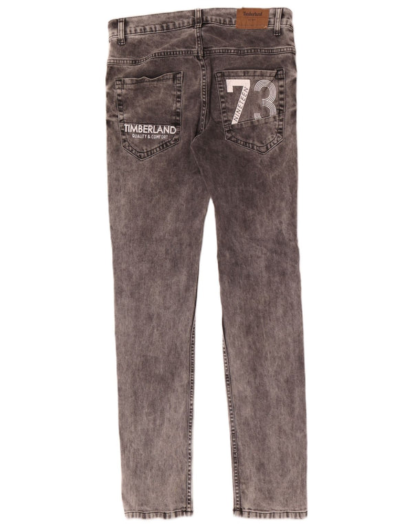 Dziewczęce jeansy Timberland Graphic Slim Jeans 15-16 lat W30 L32 Szare