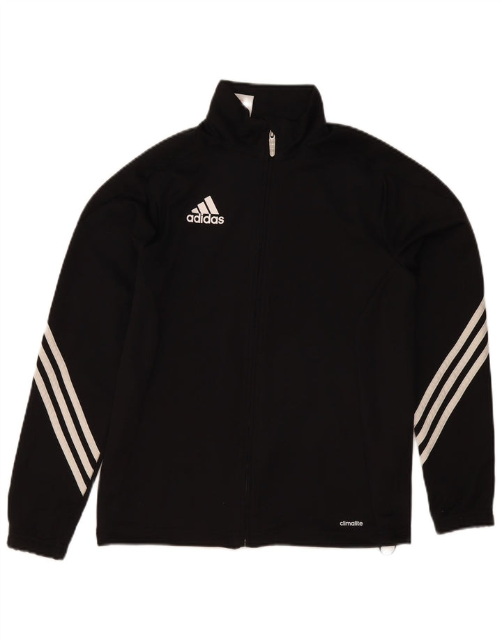 Adidas Chłopięca Kurtka Dresowa Climalite 13-14 Lat Czarny Poliester