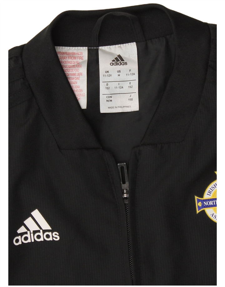 Chłopięca bluza dresowa Adidas 11-12 lat, czarna, poliester