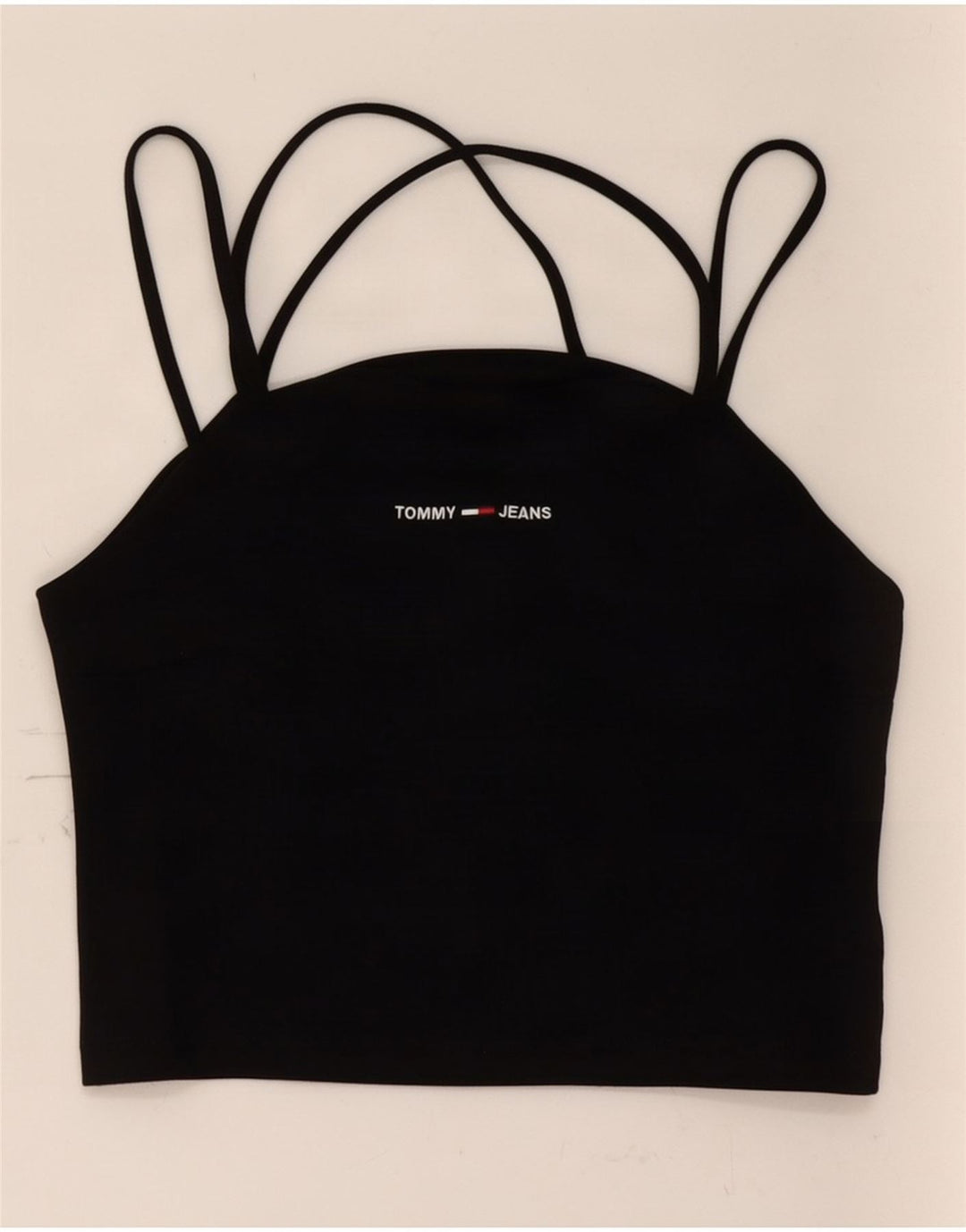 Damski top krótki top Tommy Hilfiger UK 12, średni czarny