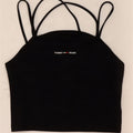 Damski top krótki top Tommy Hilfiger UK 12, średni czarny