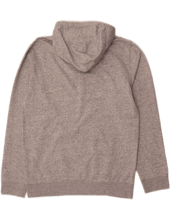 CHAMPION Mens Graphic Hoodie Jumper Medium Grey Cotton