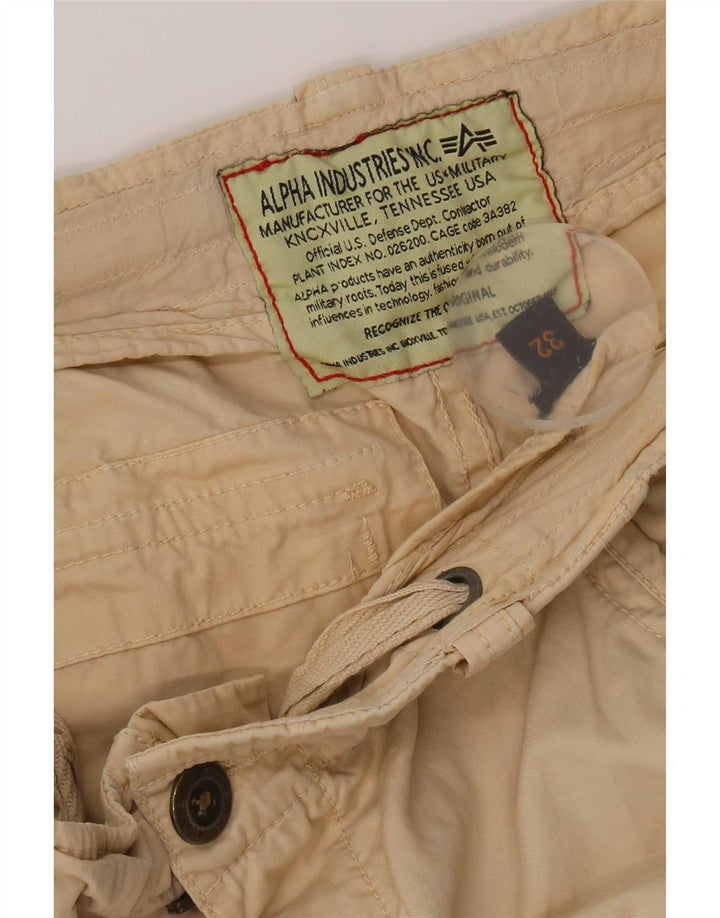 Męskie spodenki cargo Alpha Industries W32 średni beż