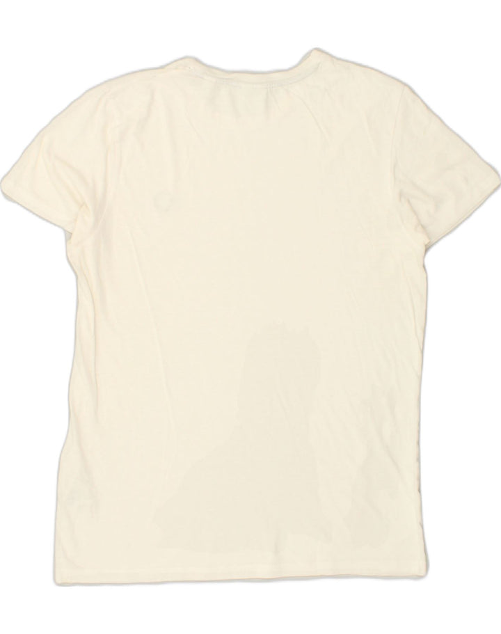 JACK & JONES Mens T-Shirt Top Medium White Cotton | Vintage Jack & Jones | Thrift | Second-Hand Jack & Jones | Used Clothing | Messina Hembry 