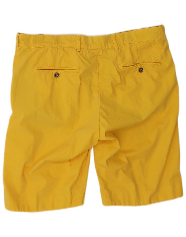 Męskie spodenki Chino 40Weft W36, duże, żółte, bawełniane