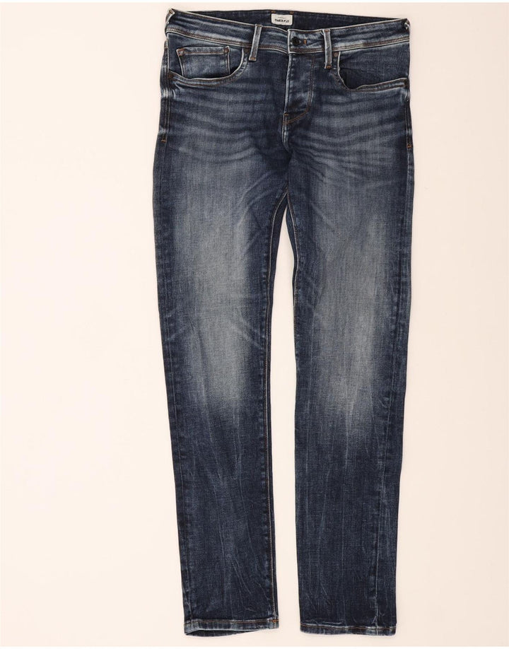 PEPE JEANS Mens Slim Jeans W32 L34 Navy Blue Cotton Vintage PEPE Jeans and Second-Hand PEPE Jeans from Messina Hembry 