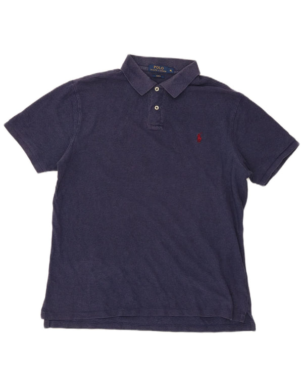 Polo Ralph Lauren Męska koszulka polo Slim Fit XL, granatowa, bawełniana