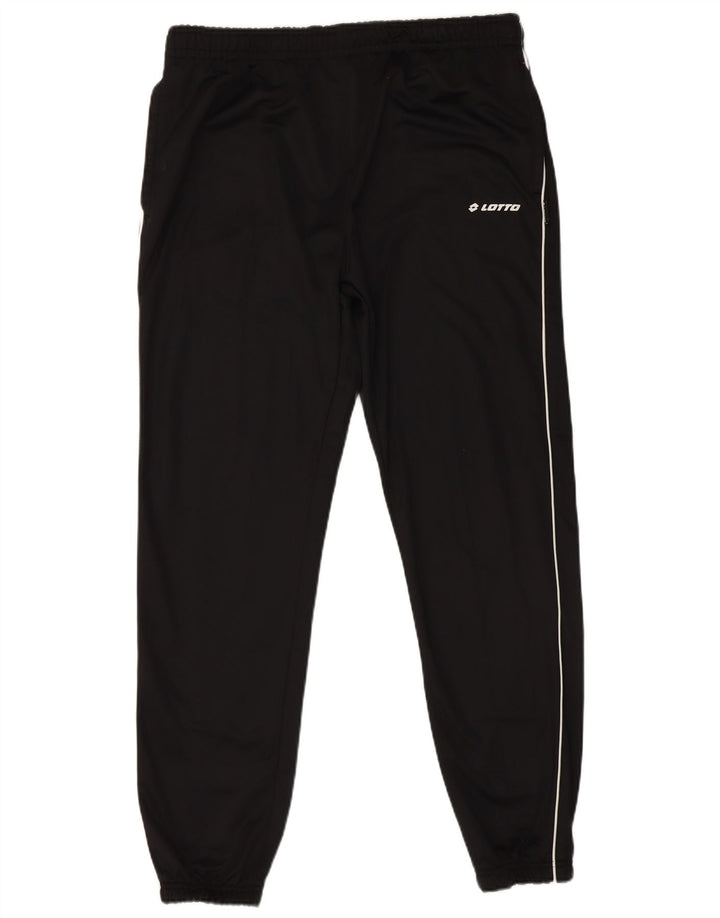 Męskie spodnie dresowe Lotto Joggers 2XL Czarny poliester