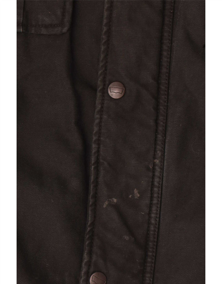 Męska kurtka użytkowa Levi's UK 42 XL, czarna, bawełniana