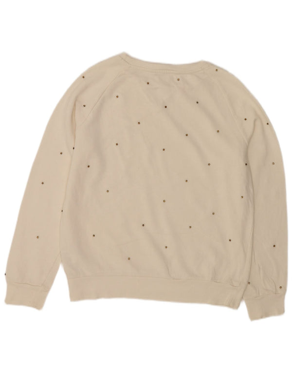 Bluza damska Zara Sweter UK 10 Small, biała, bawełniana