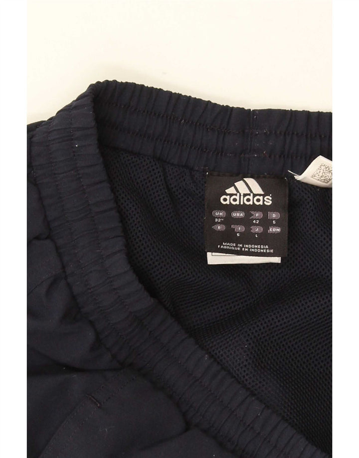 Męskie spodenki sportowe Adidas, średni granatowy, poliester z blokami kolorów