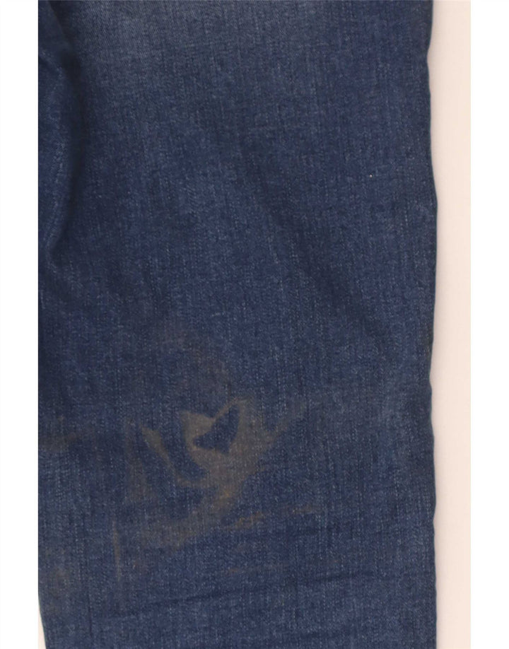 Damskie jeansy Superdry Alexia Jegging W26 L30 Niebieskie, bawełniane