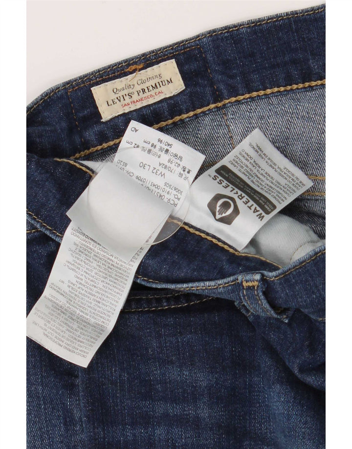 Męskie jeansy Levi's 511 Slim W32 L30 Niebieska bawełna