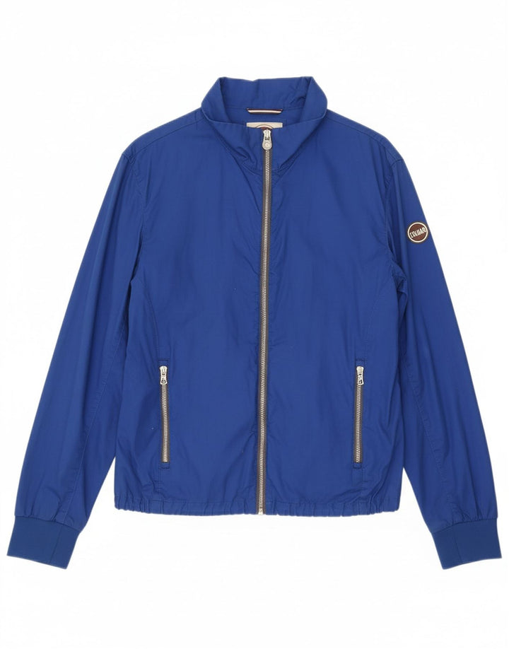 COLMAR Mens Tracksuit Top Jacket IT 46 Small Blue Polyester