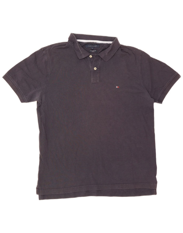 Męska koszulka polo Slim Fit Tommy Hilfiger XL, granatowa, bawełniana