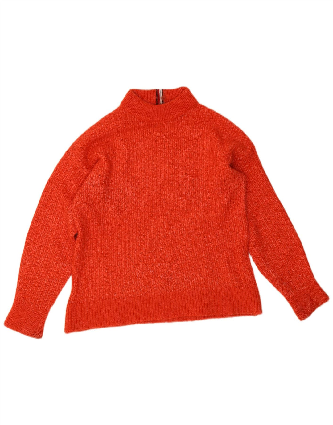 Sweter damski Tommy Hilfiger z okrągłym dekoltem UK 14, średni pomarańczowy