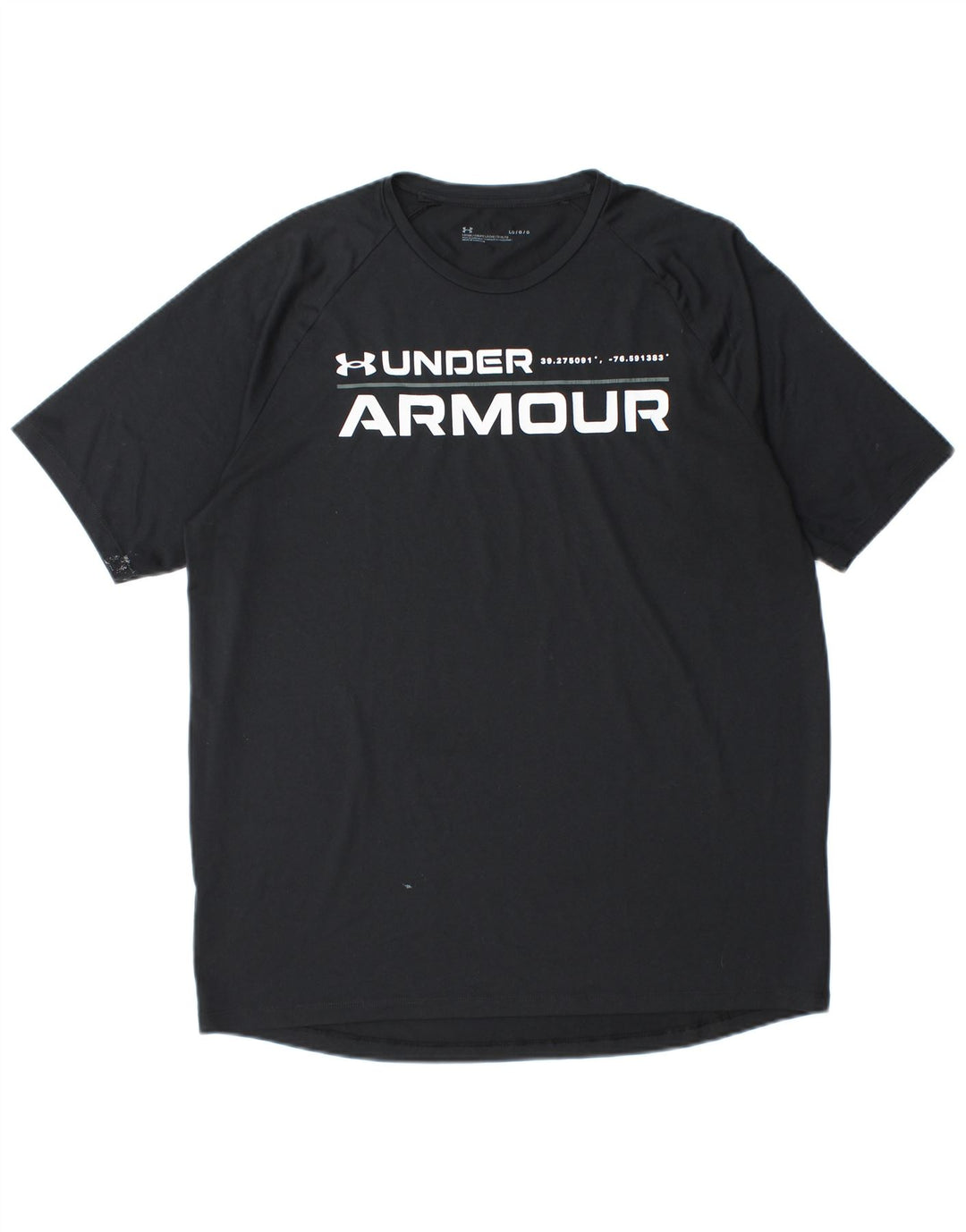 Męski T-shirt z grafiką UNDER ARMOUR, duży, czarny