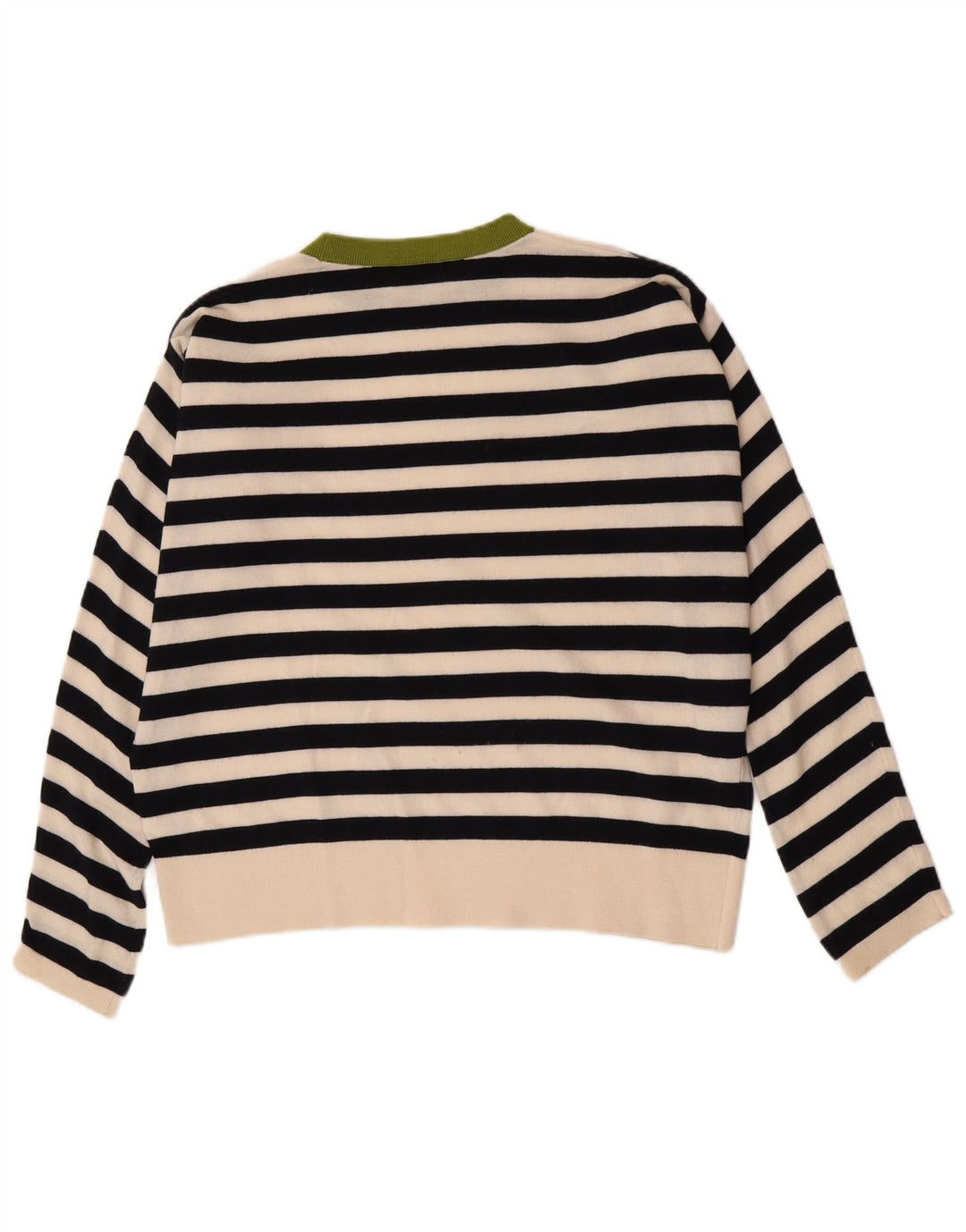 Cos Damski sweter oversize z okrągłym dekoltem UK 10 w małe czarne paski