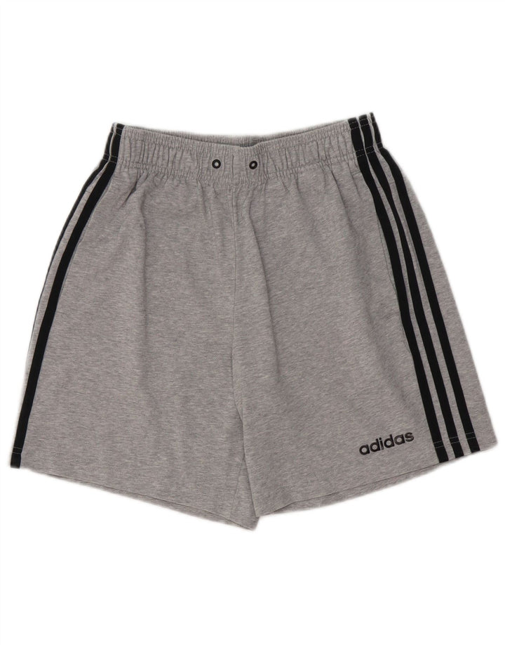 Męskie spodenki sportowe Adidas, małe, szare, bawełniane