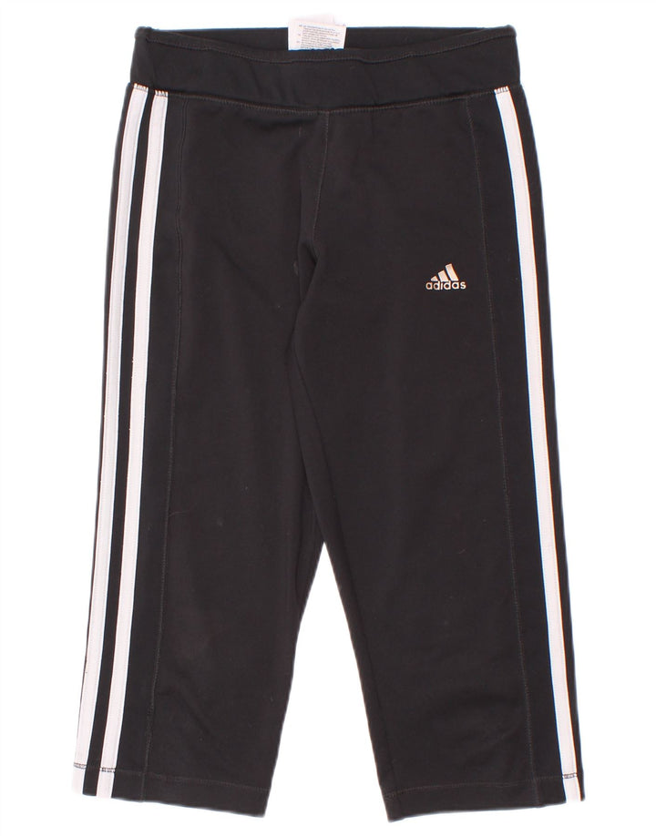Legginsy dziewczęce ADIDAS 9-10 lat, czarny poliester