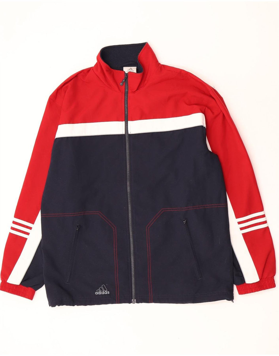 Męska kurtka dresowa Adidas UK 40/42 Średnia, wielobarwna, z blokami kolorów
