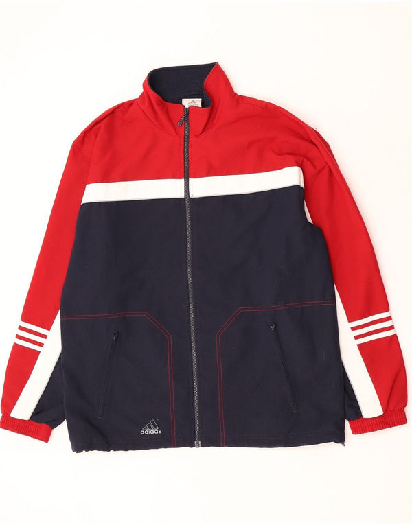Męska kurtka dresowa Adidas UK 40/42 Średnia, wielobarwna, z blokami kolorów