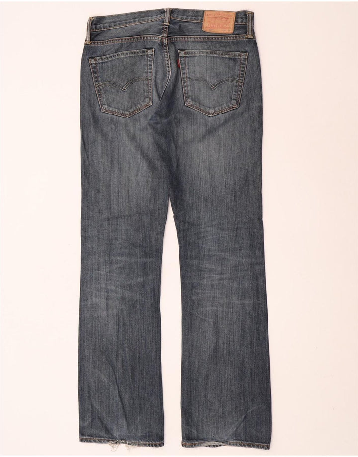 Męskie jeansy Levi's 527 Bootcut W33 L34 Niebieska bawełna