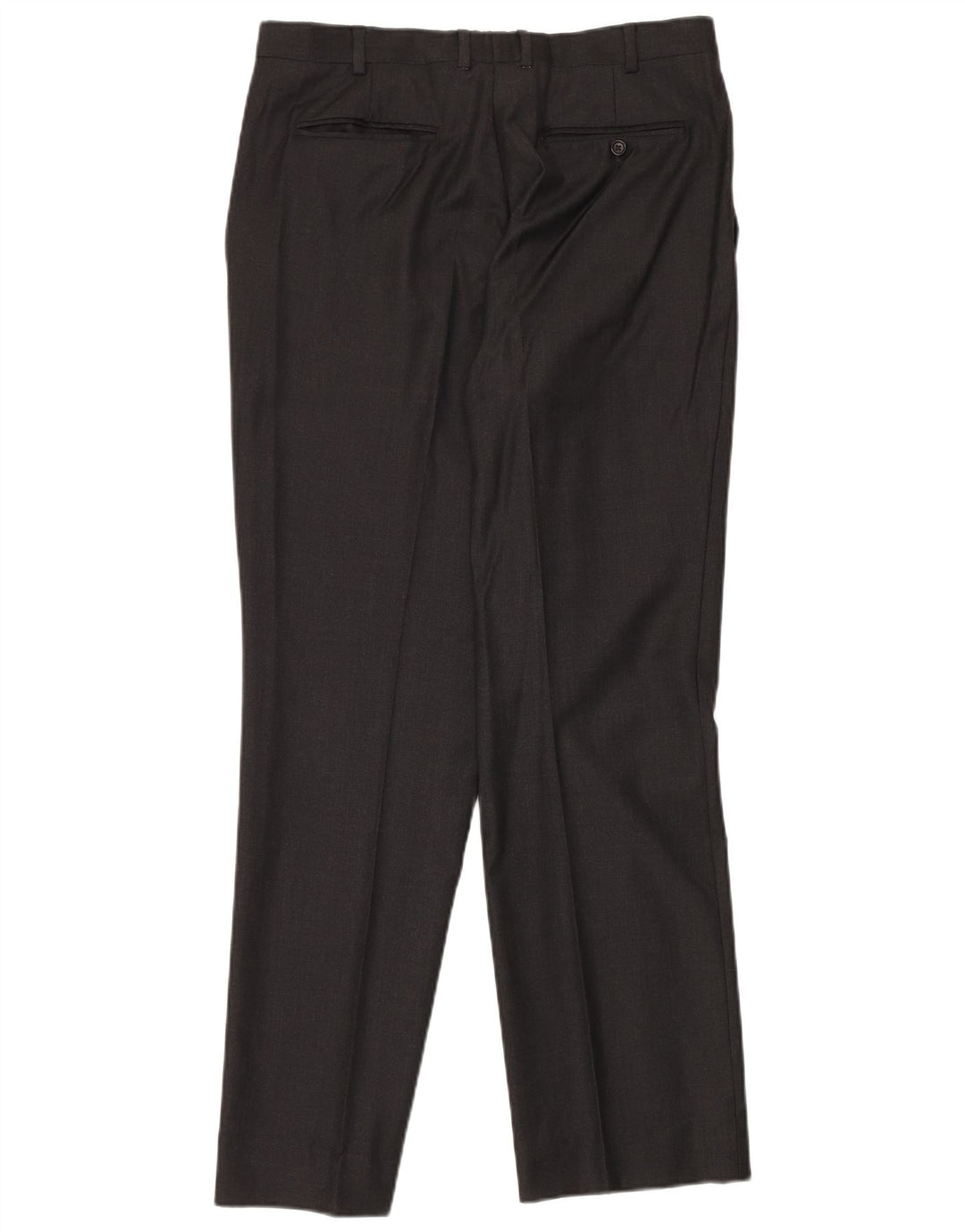 AQUASCUTUM Męski 2-częściowy garnitur zapinany na 2 guziki UK 40 Large W34 L32 Szara wełna