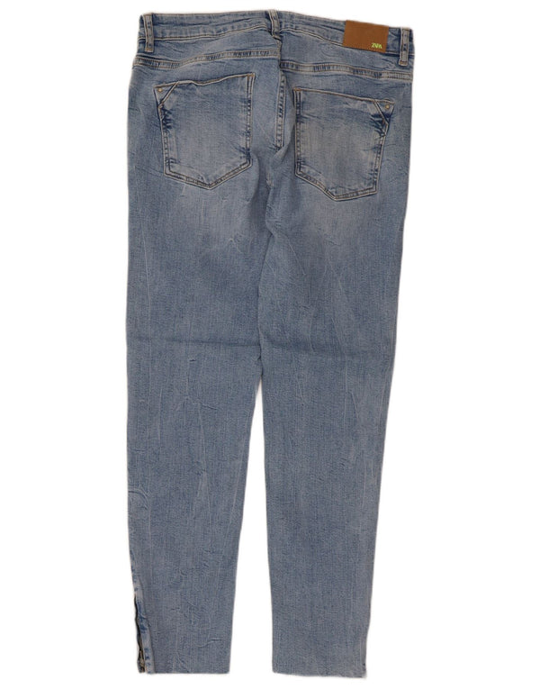 Damskie jeansy Zara Slim EU 40 Medium W30 L26 Niebieskie