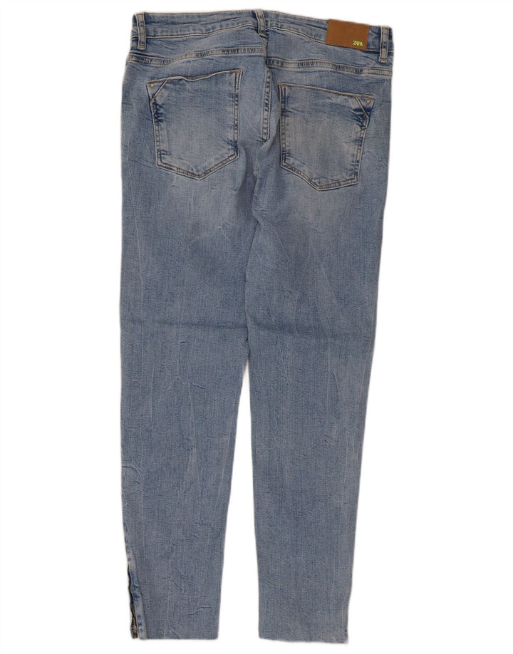 Damskie jeansy Zara Slim EU 40 Medium W30 L26 Niebieskie