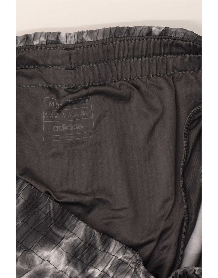 Damskie spodenki sportowe Adidas Relaxed Fit Graphic UK 12, średni czarny poliester
