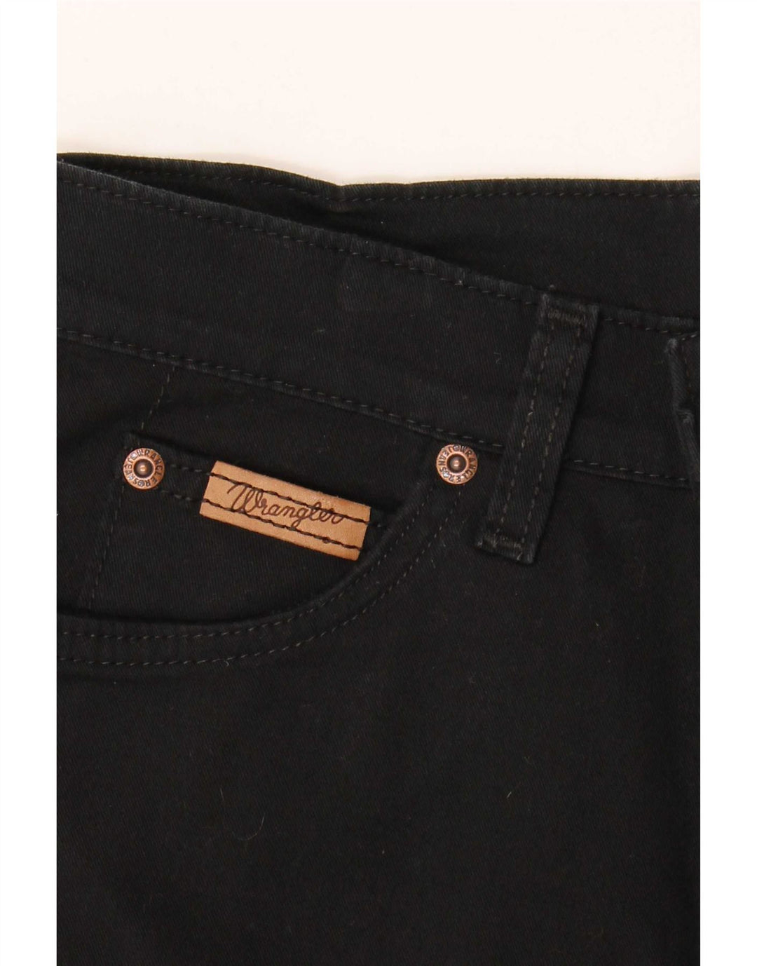 Damskie proste jeansy Wrangler W26 L32 czarne