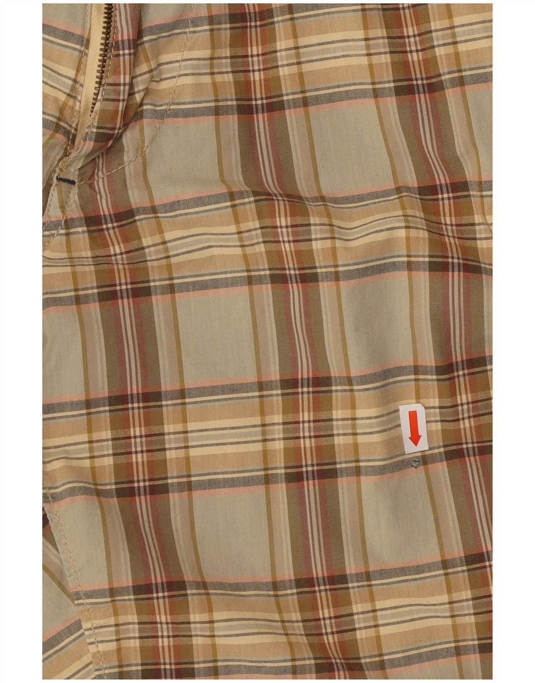 Męskie spodenki cargo Marlboro Classics W38 XL, bawełniana zielona krata