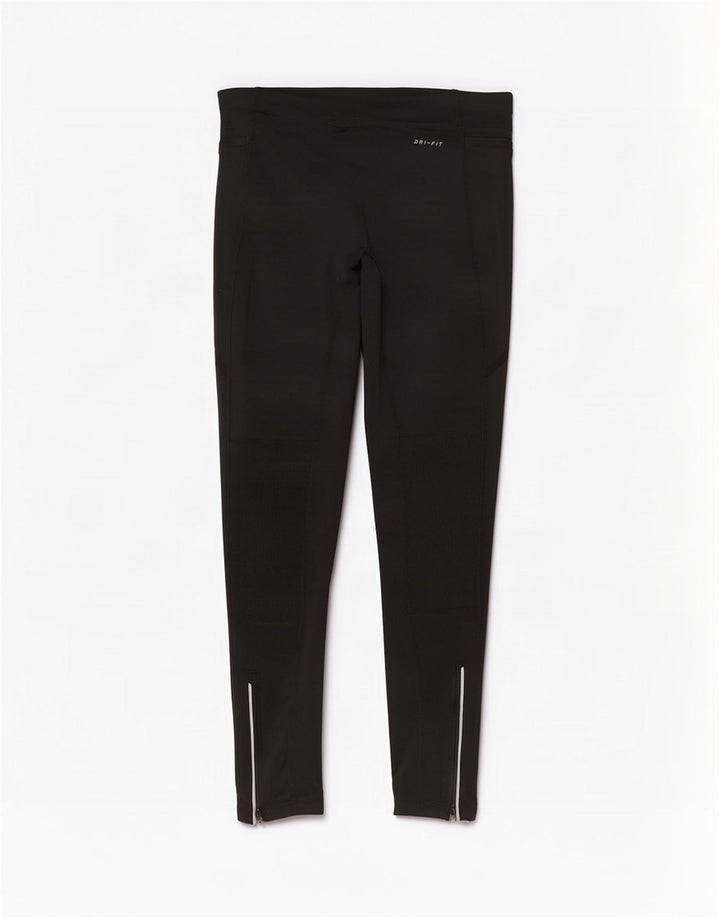 Damskie legginsy Nike Dri Fit UK 10, małe, czarne