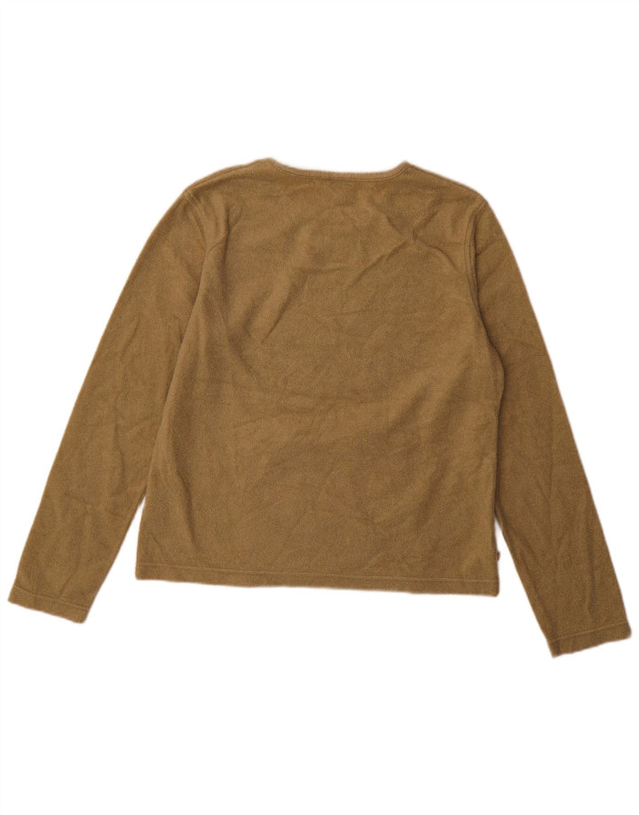Damski sweter polarowy NIKE US 12/14, duży, khaki, poliester