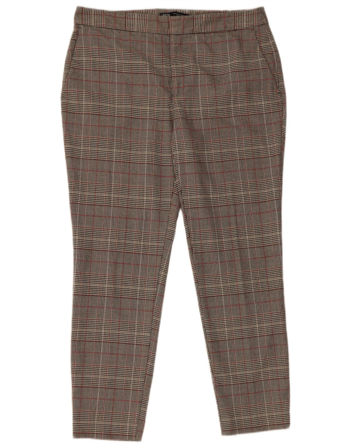 Spodnie damskie Zara Slim Chino EU 40 Medium W30 L27 Szara pepitka