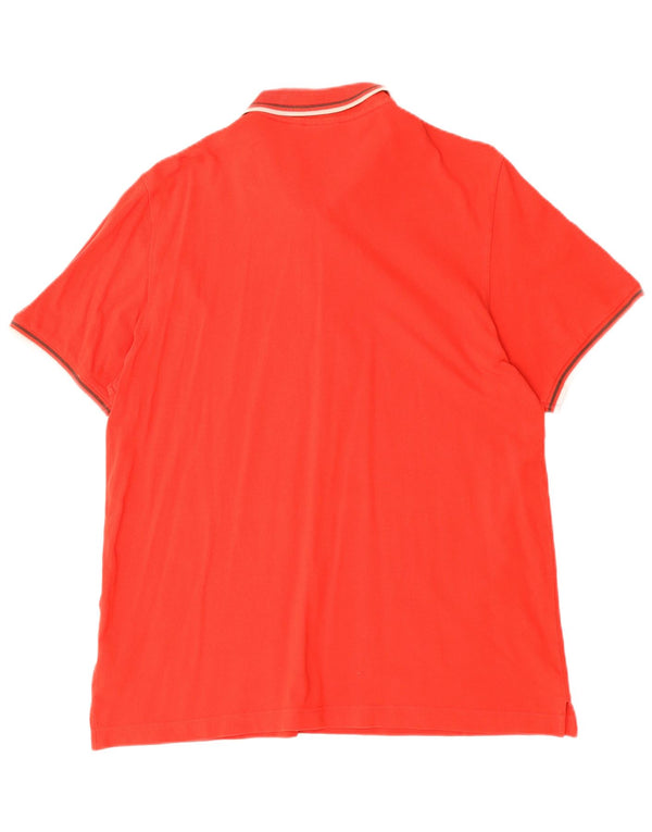 Męska koszulka polo Lotto UK 44/46 2XL czerwona bawełna