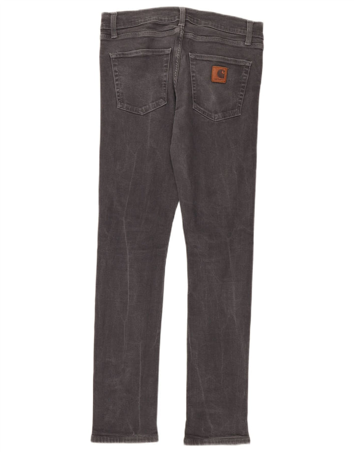 Damskie jeansy Carhartt W32 L34 Szara bawełna