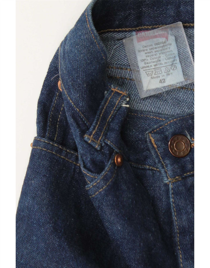 Damskie jeansy Carrera Wide Leg IT 42 Medium W28 L29 Niebieskie bawełniane