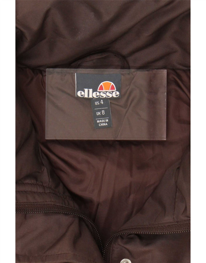 Damska kurtka oversize Ellesse UK 8 Small Brown Colorblock