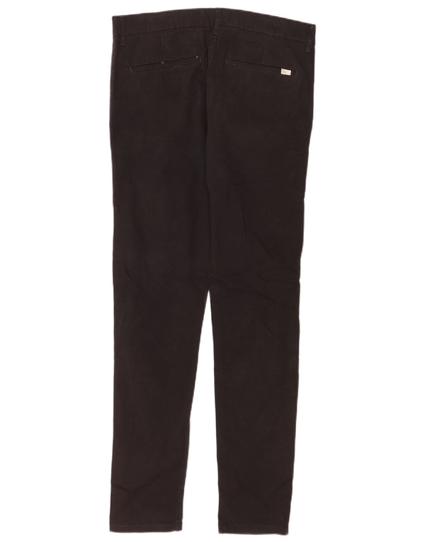 Męskie spodnie chino Zara EU 40 Medium W31 L30 Czarna bawełna