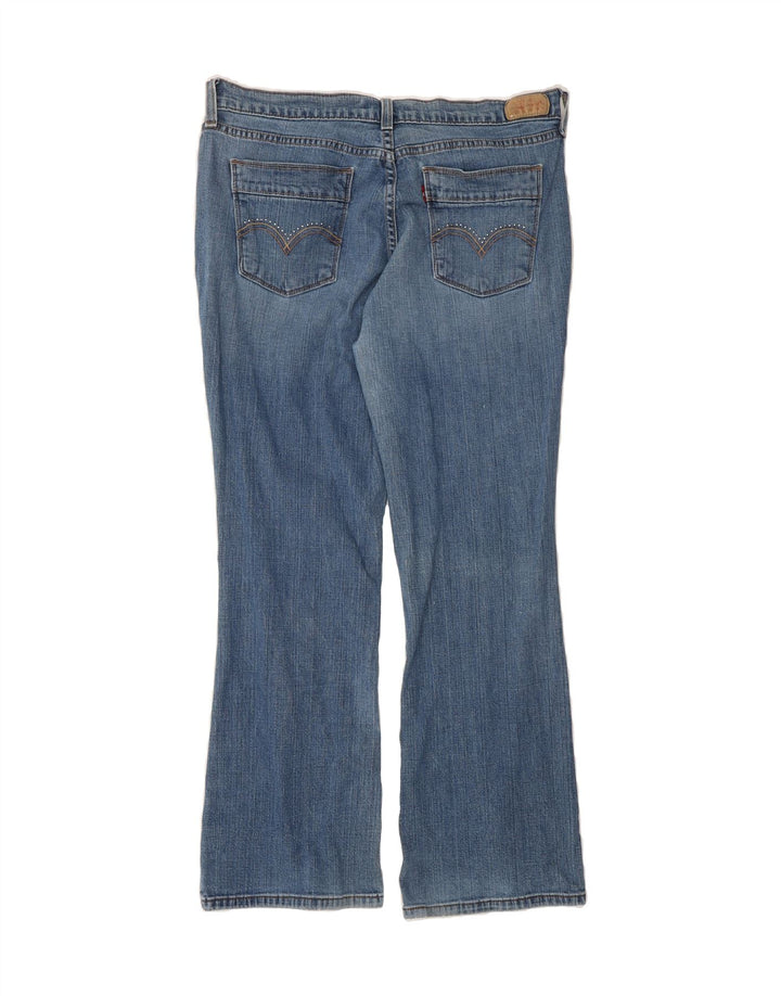 LEVI'S Womens 515 Bootcut Jeans US 12 Large W34 L28 Blue Cotton Vintage Levi's and Second-Hand Levi's from Messina Hembry 