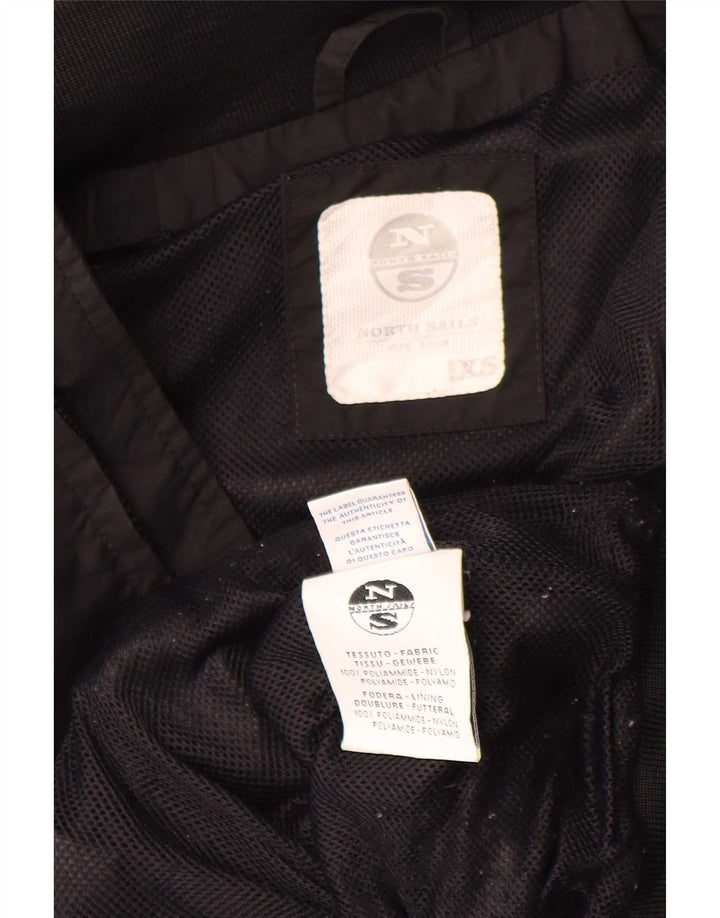 Męska kurtka bomberka North Sails UK 34 XS, czarna, poliamidowa
