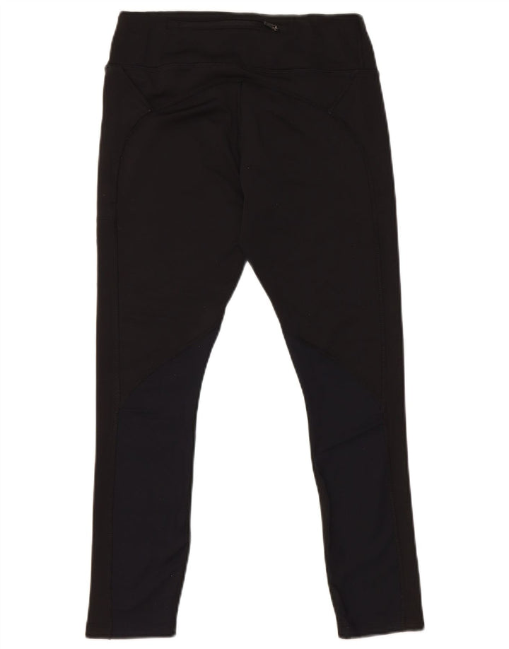 Damskie legginsy Nike Dri Fit UK 10, małe, czarne, poliestrowe