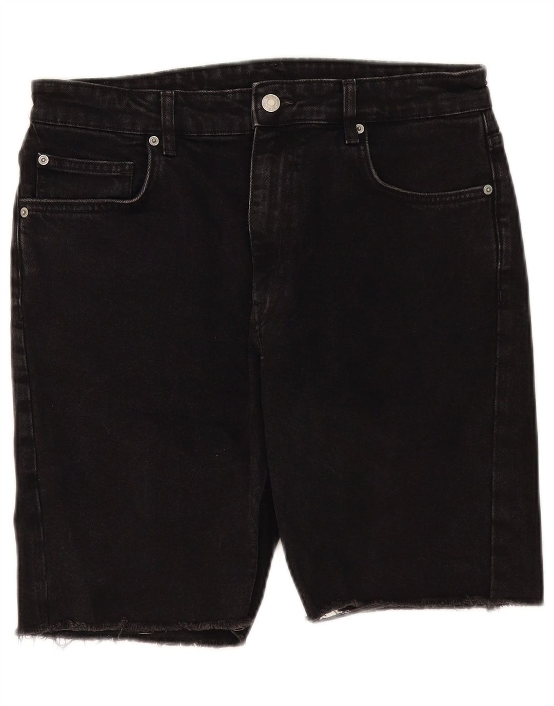 Męskie spodenki jeansowe Zara EU 42 Large W32 czarne