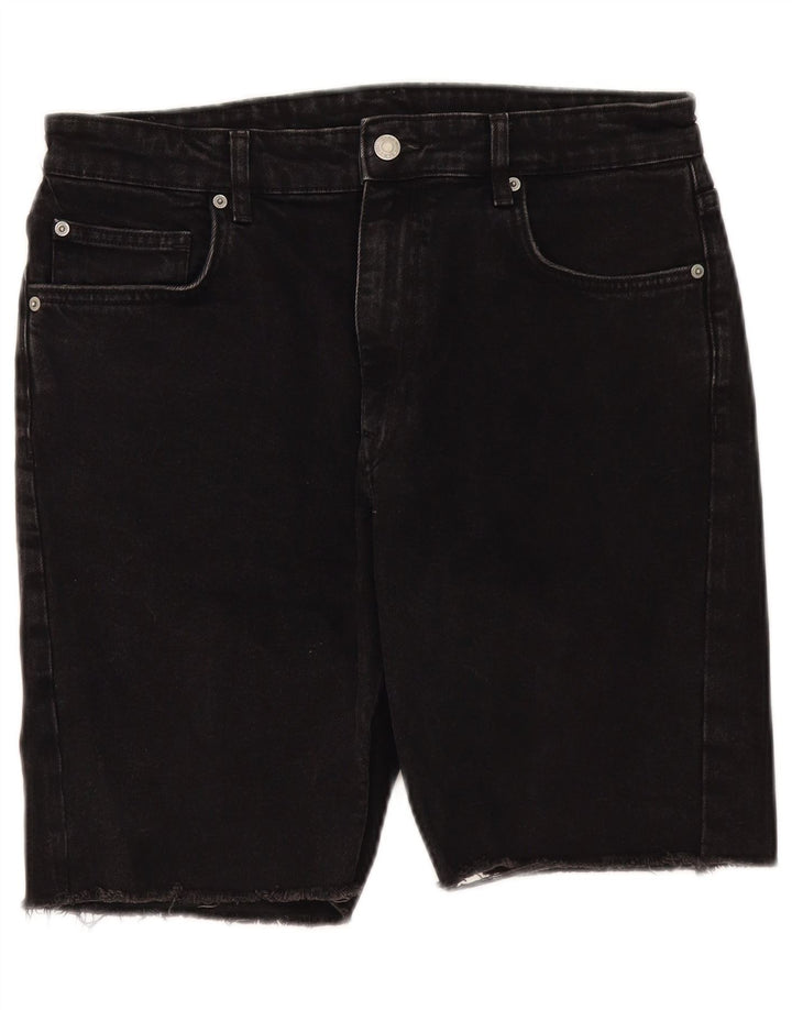 Męskie spodenki jeansowe Zara EU 42 Large W32 czarne
