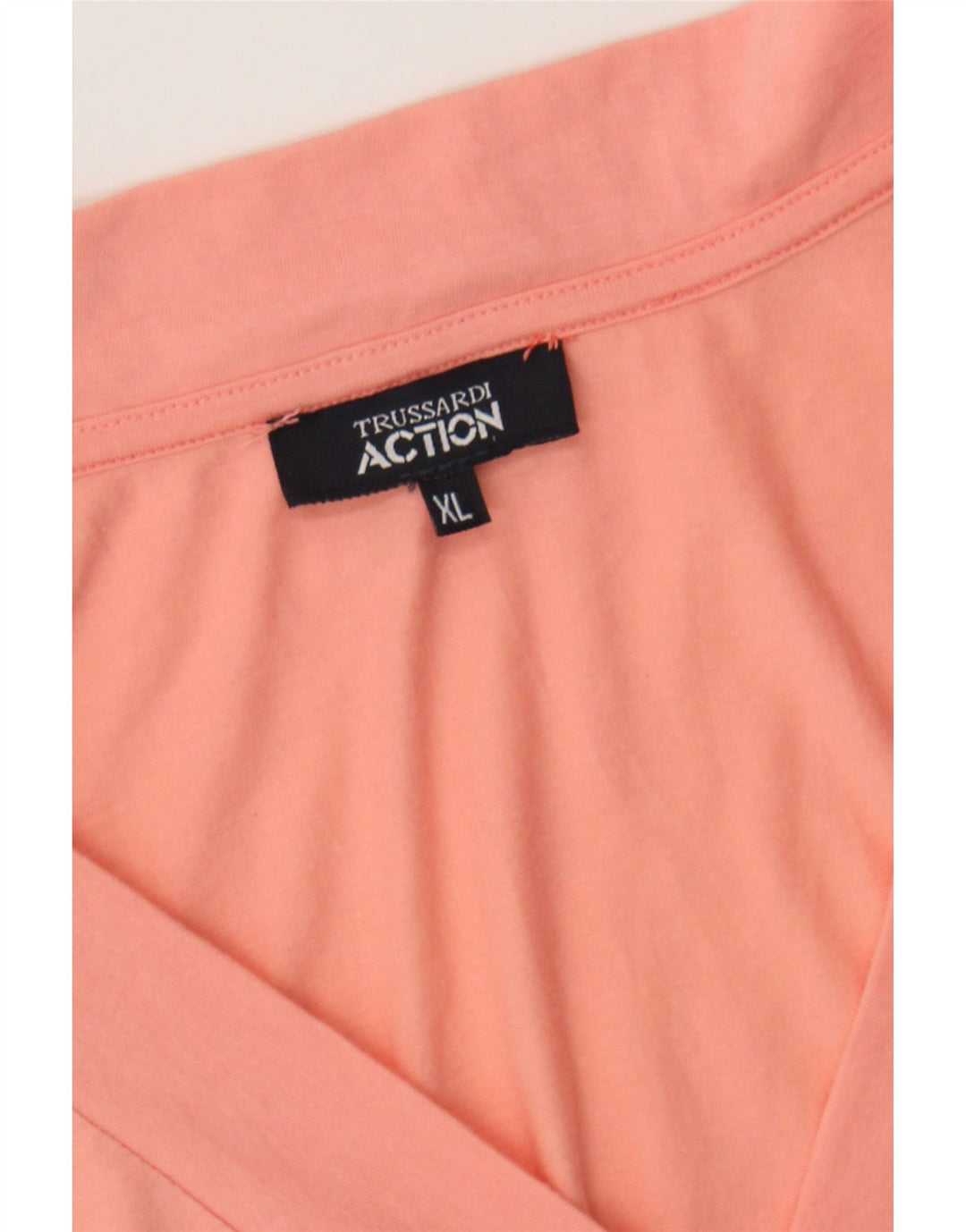 TRUSSARDI Womens Blouse Top UK 18 XL Pink Polyester Vintage Trussardi and Second-Hand Trussardi from Messina Hembry 
