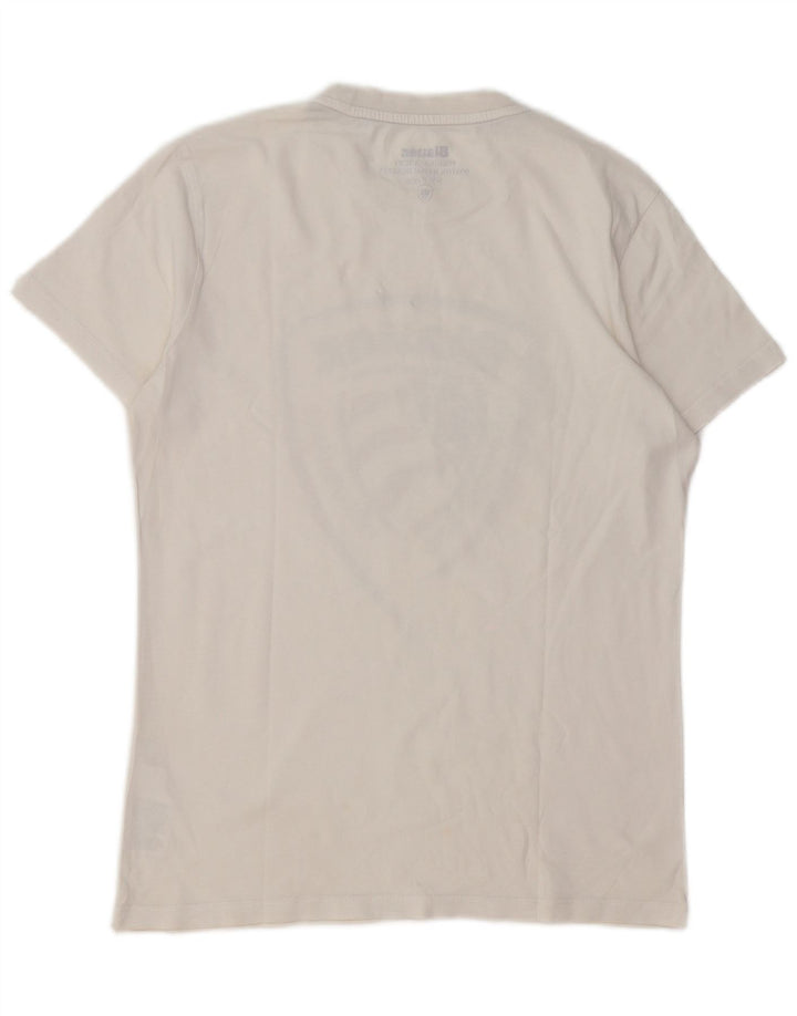 Chłopięcy T-shirt z grafiką BLAUER 13-14 lat, biała bawełna